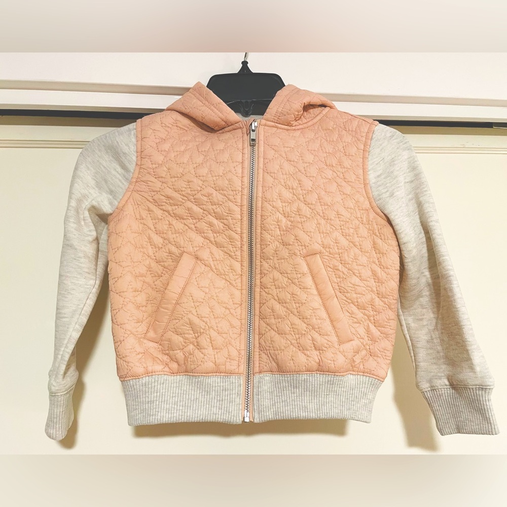 Tucker + Tate pink zip up sweatshirt (4)